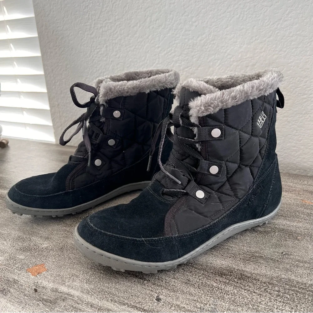 Columbia Minx Shorty winter boots Omni-Tech waterproof size 9